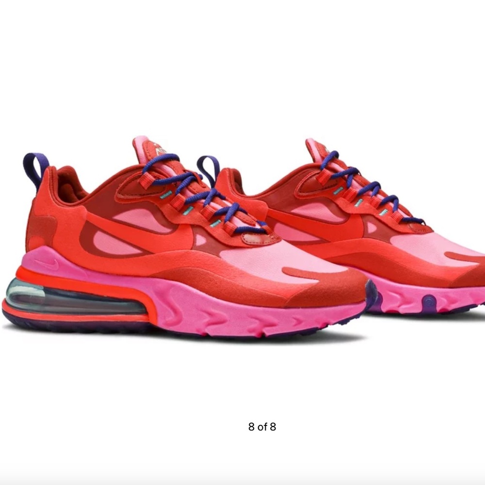 Nike Women's Sneakers - Red and Pink